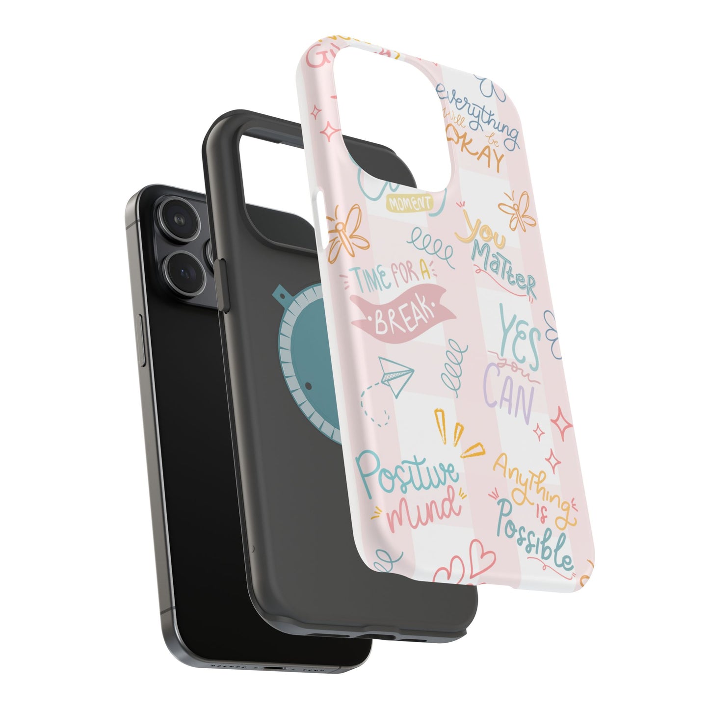 Positive Affirmations Magnetic Tough Phone Case