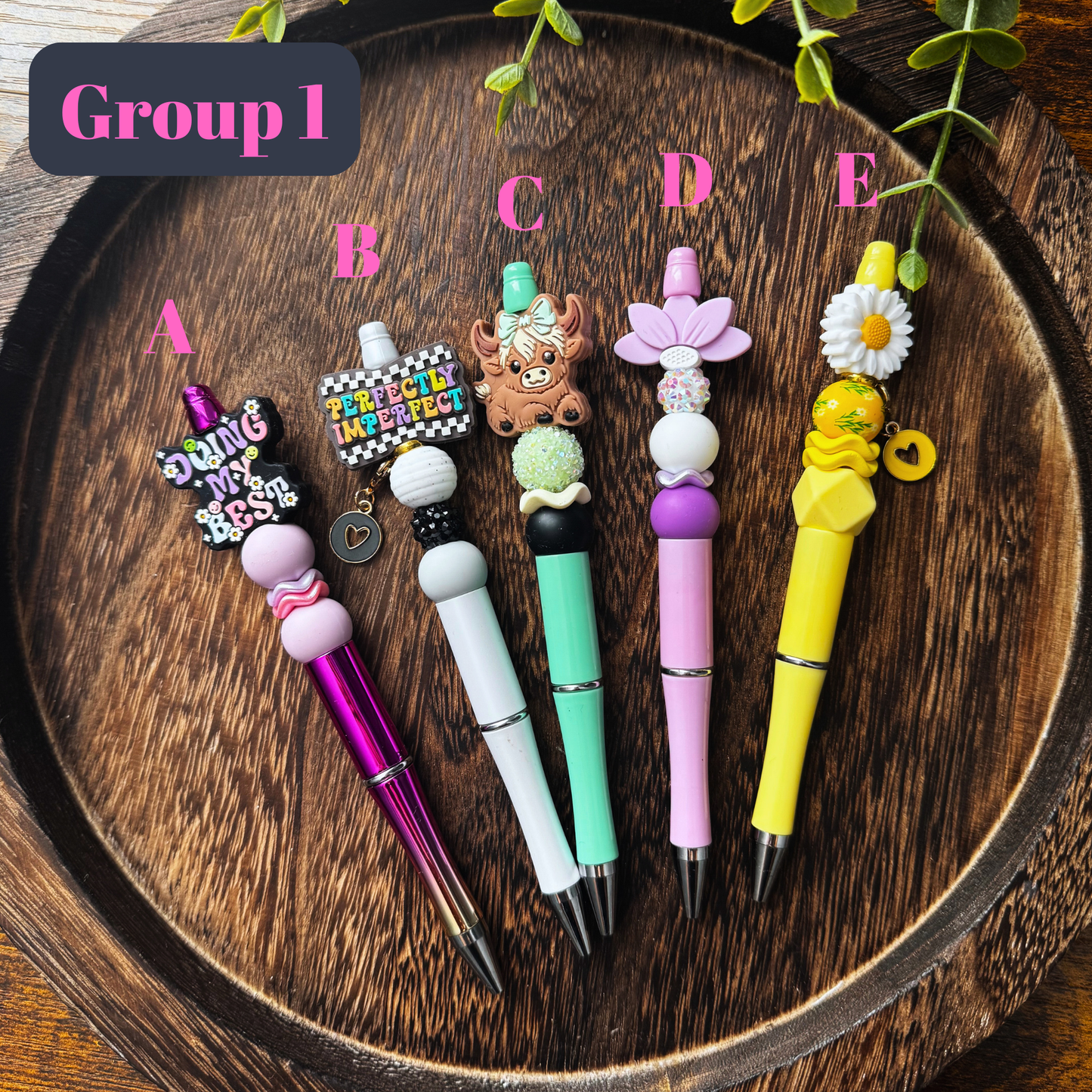 Group 1- Beaded Pens