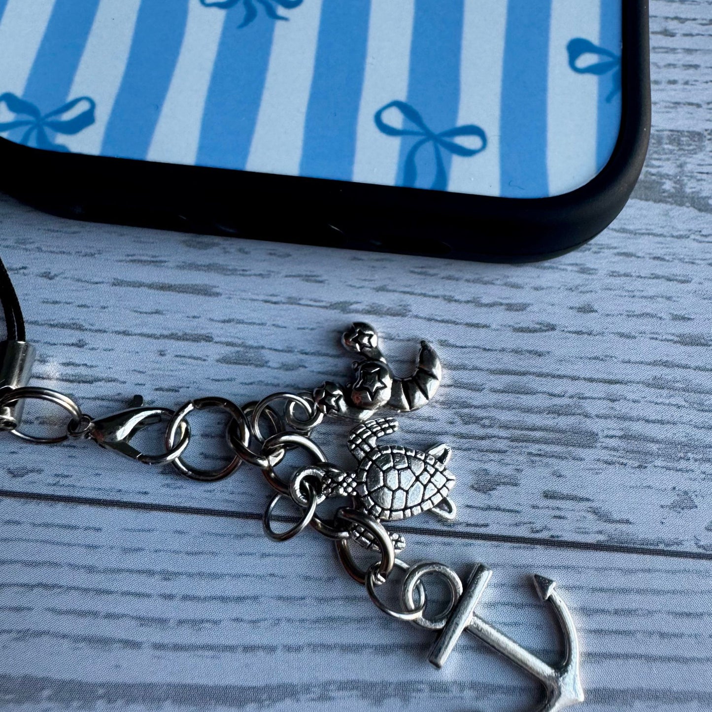 Protect Your Peace iPhone Case with Silver Charm (iPhone 15 models only)