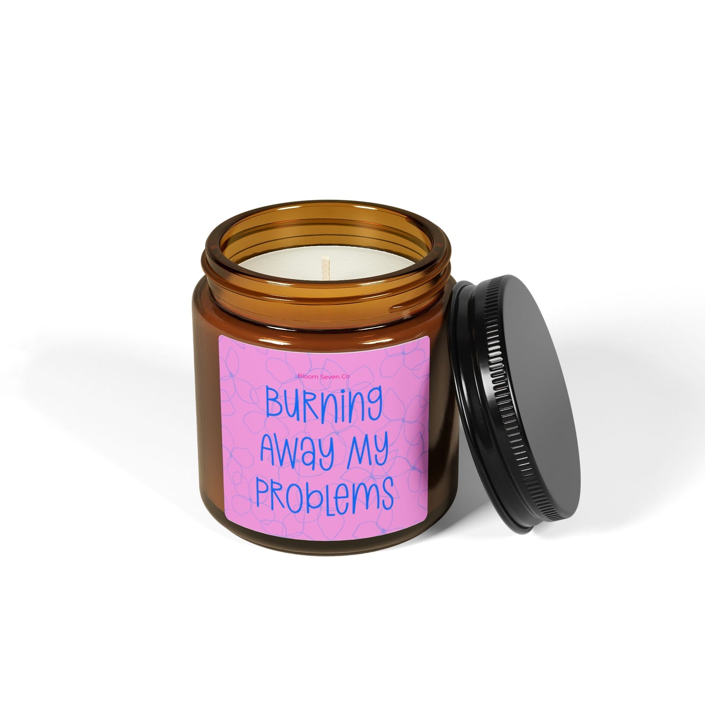 Soy Candle - Burning Away My Problems