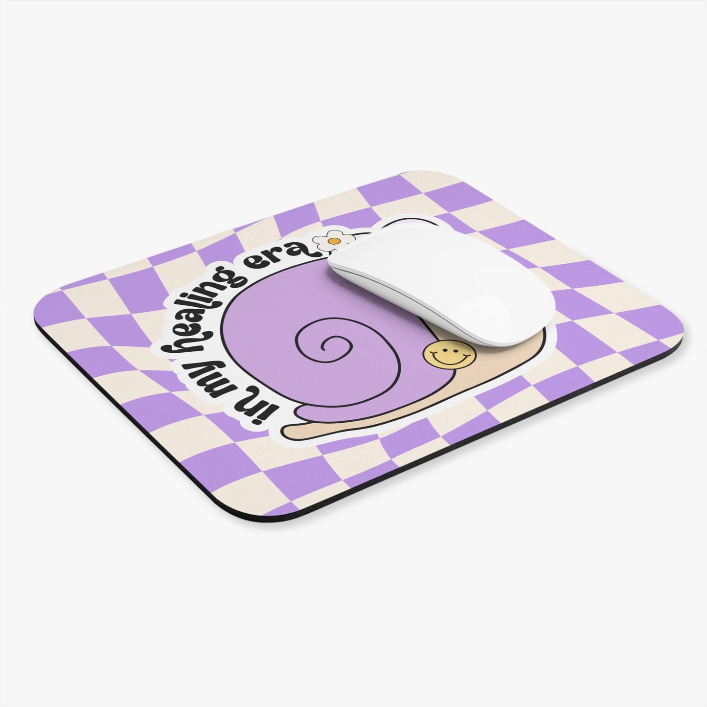 Cute Snail Healing Era Mouse Pad