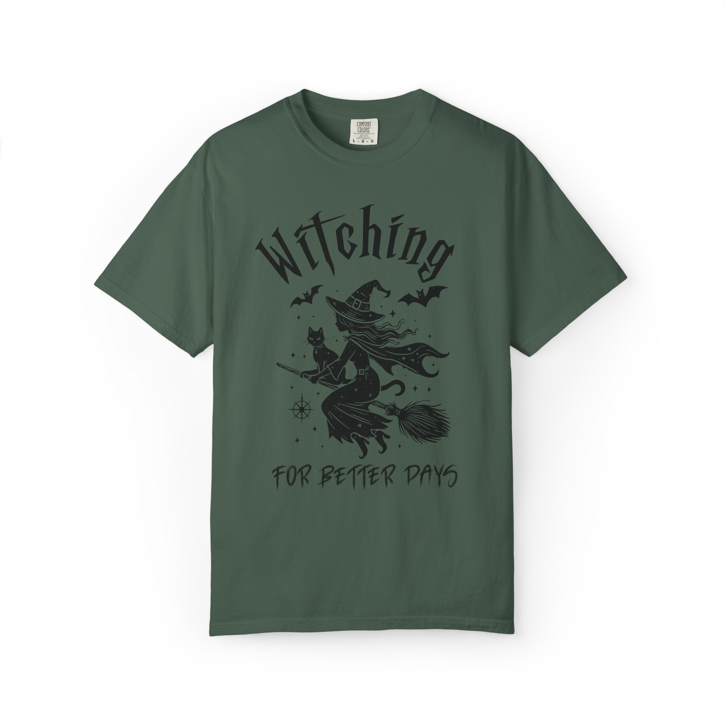 Witching for Better Days – Mental Health Halloween Shirt