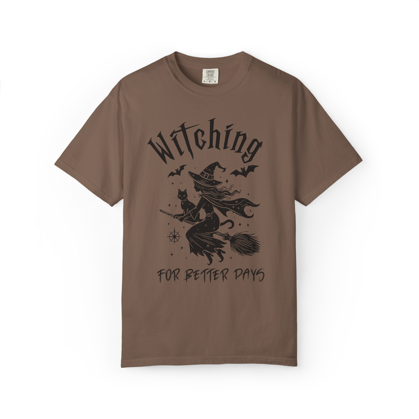 Witching for Better Days – Mental Health Halloween Shirt