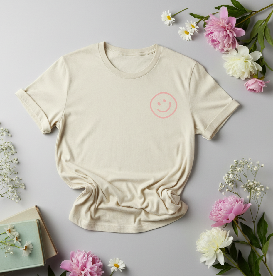 Be The Reason Someone Smiles Today T-Shirt | Positive Quote & Retro Smiley Tee