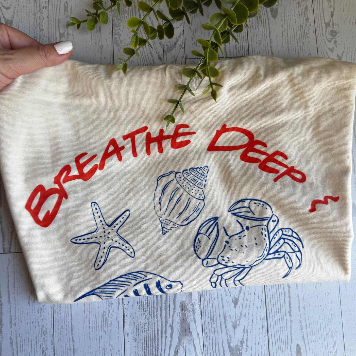 Breathe Deep & Ride The Tide | Comfort Colors T-Shirt