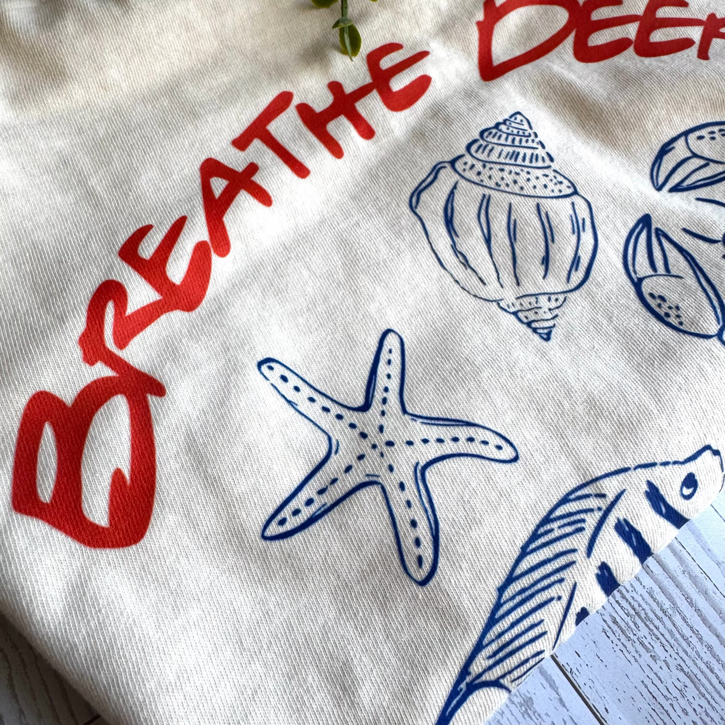 Breathe Deep & Ride The Tide | Comfort Colors T-Shirt
