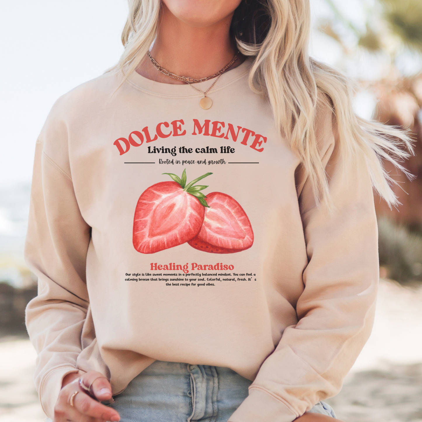 Dolce Mente Strawberry Sweatshirt