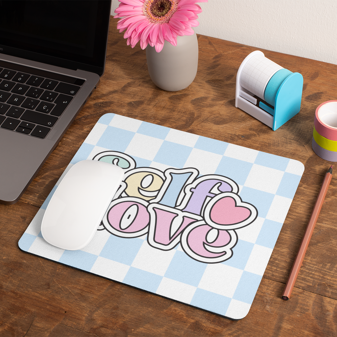Self Love Mouse Pad | Motivational Desk Accessory