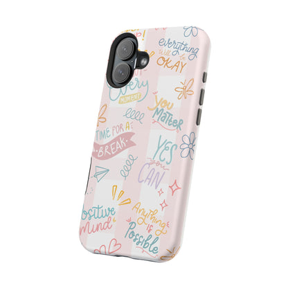 Positive Affirmations Magnetic Tough Phone Case
