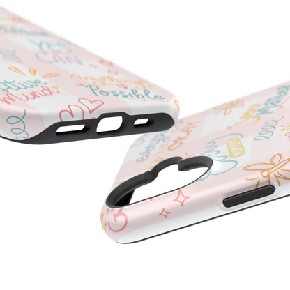 Positive Affirmations Magnetic Tough Phone Case