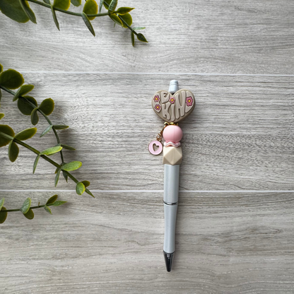 Handmade Beaded Pens | Choose Your Pen & Optional Charm