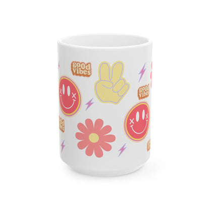 Retro Ceramic Mug( 11oz, 15oz)