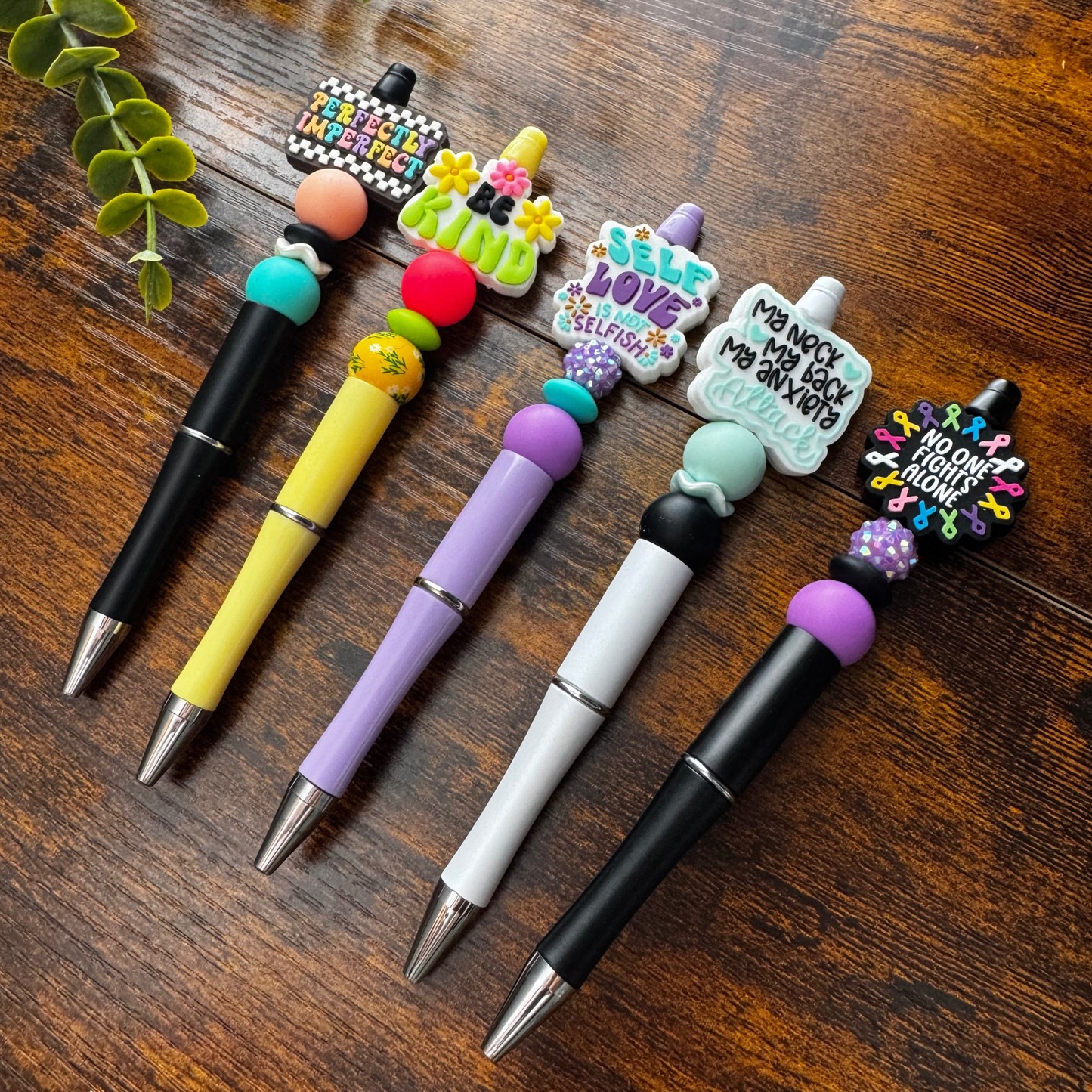 Handmade Beaded Pens | Choose Your Pen & Optional Charm