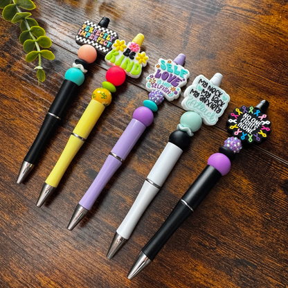 Handmade Beaded Pens | Choose Your Pen & Optional Charm