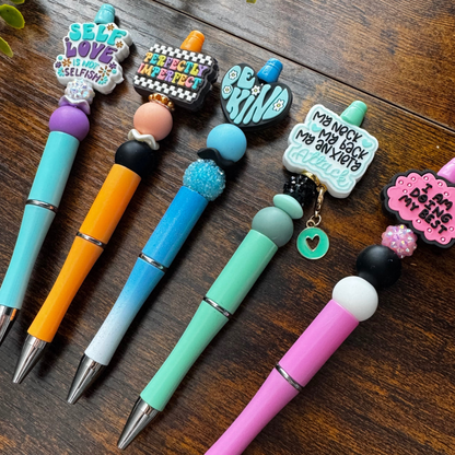 Handmade Beaded Pens | Choose Your Pen & Optional Charm