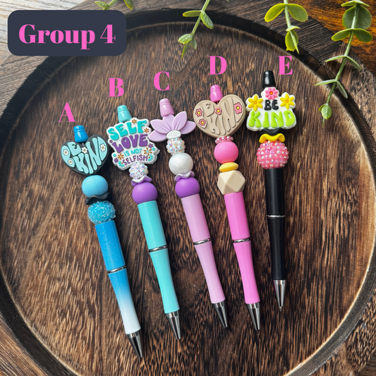 Group 4 - Beaded Pens