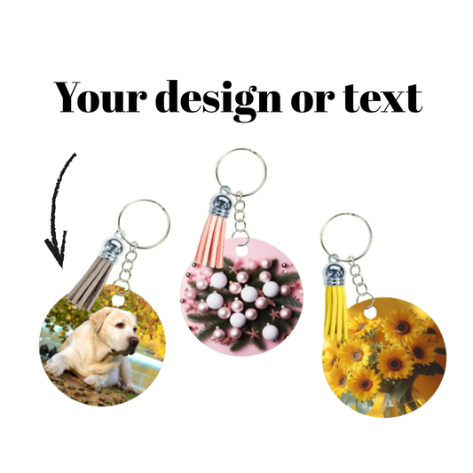 Personalized Round Keychains