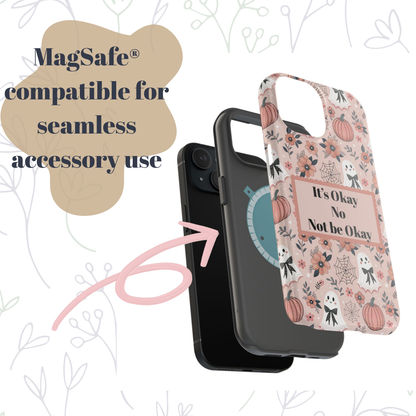 Pink Ghost Halloween Tough Magnetic Case
