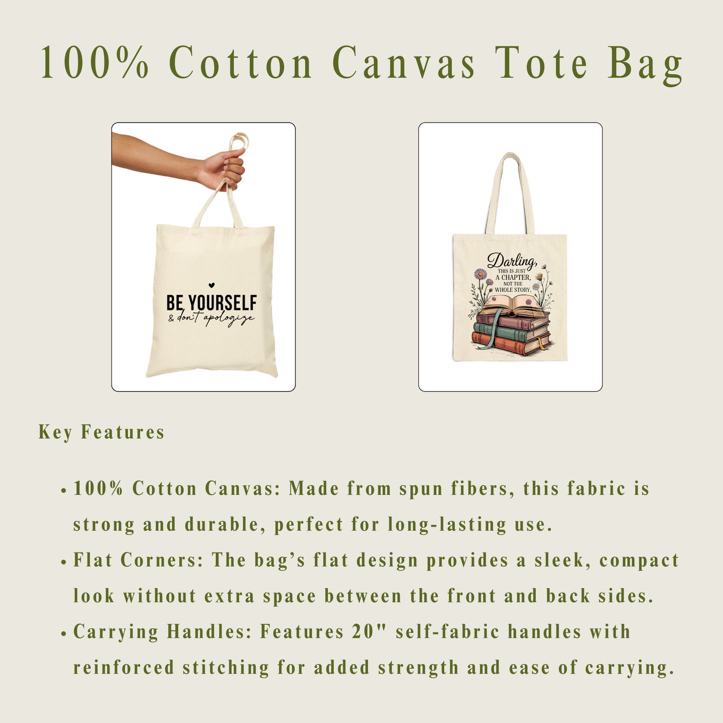 End the Stigma Tote Bag | Mental Health Awareness