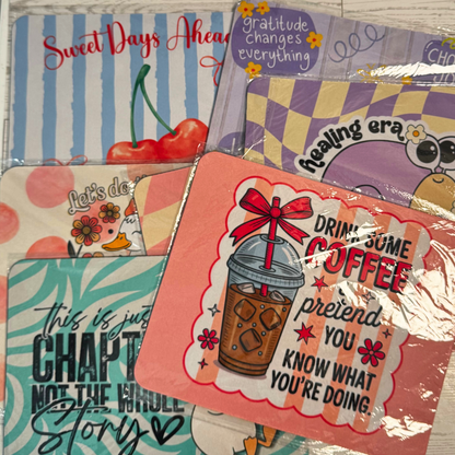 Mystery Bundle| Mouse Pad, Beaded Pen & Wristlet