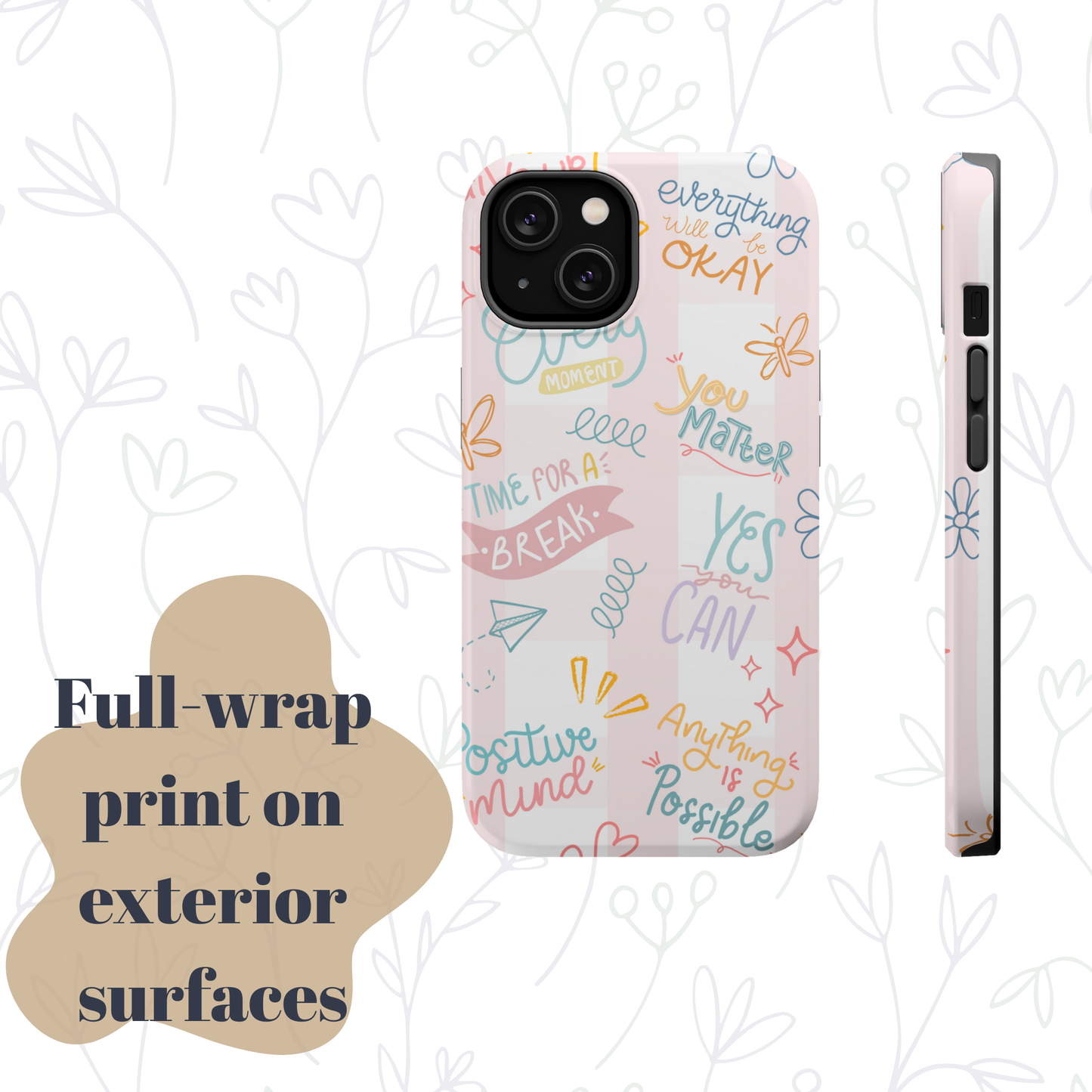 Positive Affirmations Magnetic Tough Case