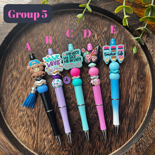Group 5- Beaded Pens