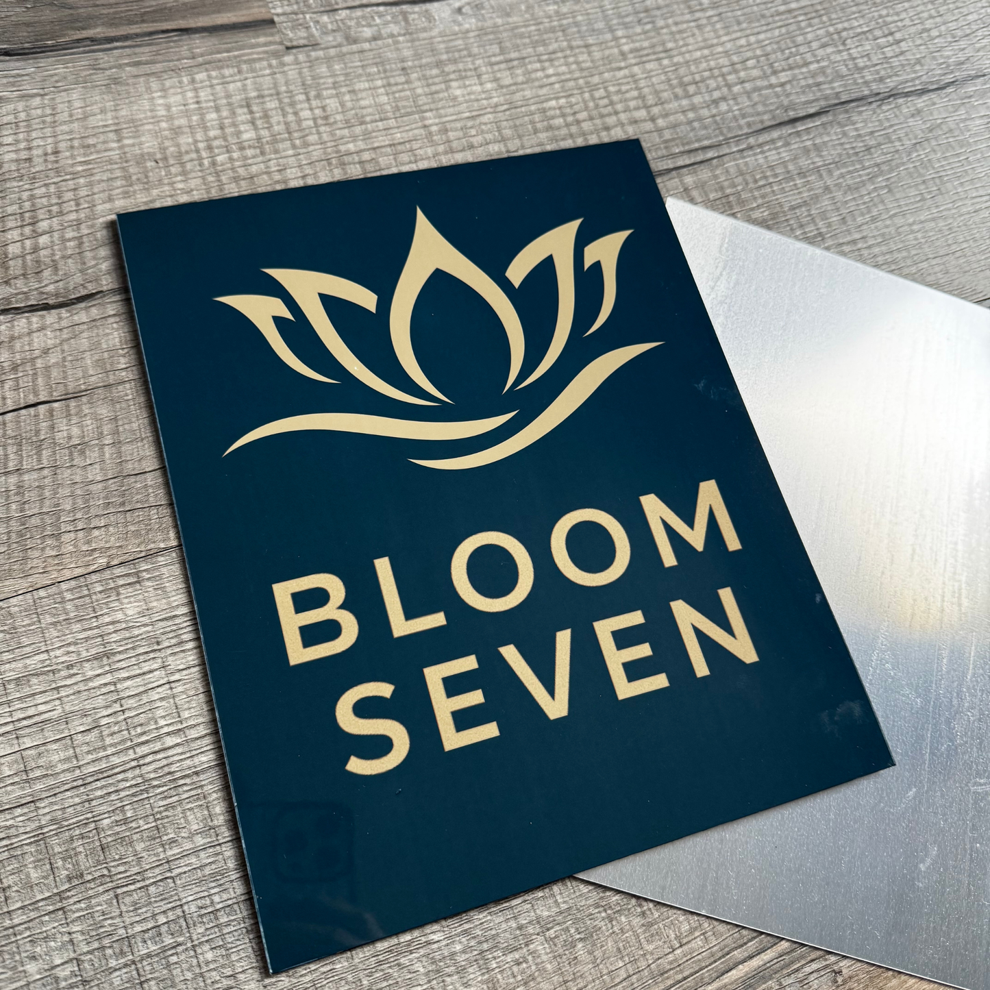 Personalized Metal Print Photo, Logo