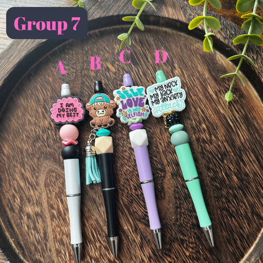 Group 7- Beaded Pens