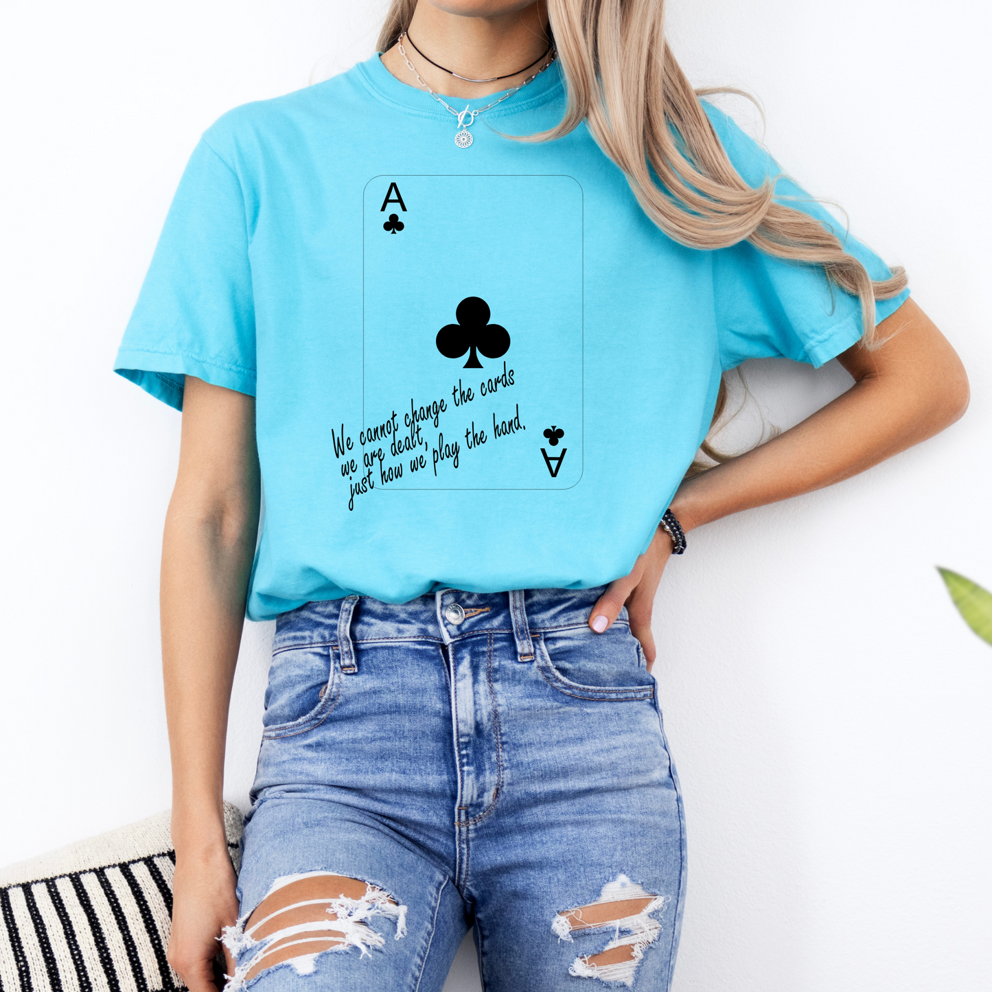 Ace of Clubs Mental Health Tee | Comfort Colors T-Shirt