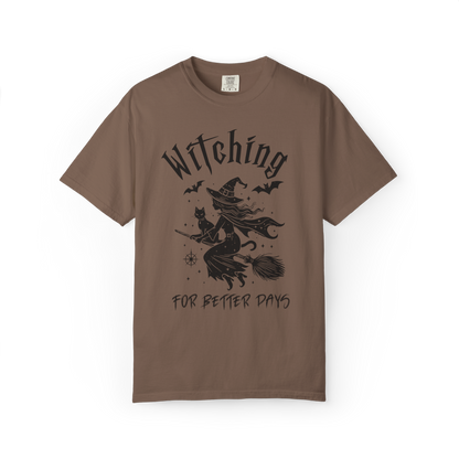 Witching for Better Days – Mental Health Halloween Shirt