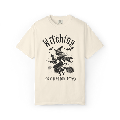 Witching for Better Days – Mental Health Halloween Shirt