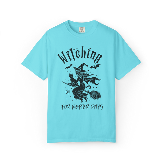 Witching for Better Days – Mental Health Halloween Shirt