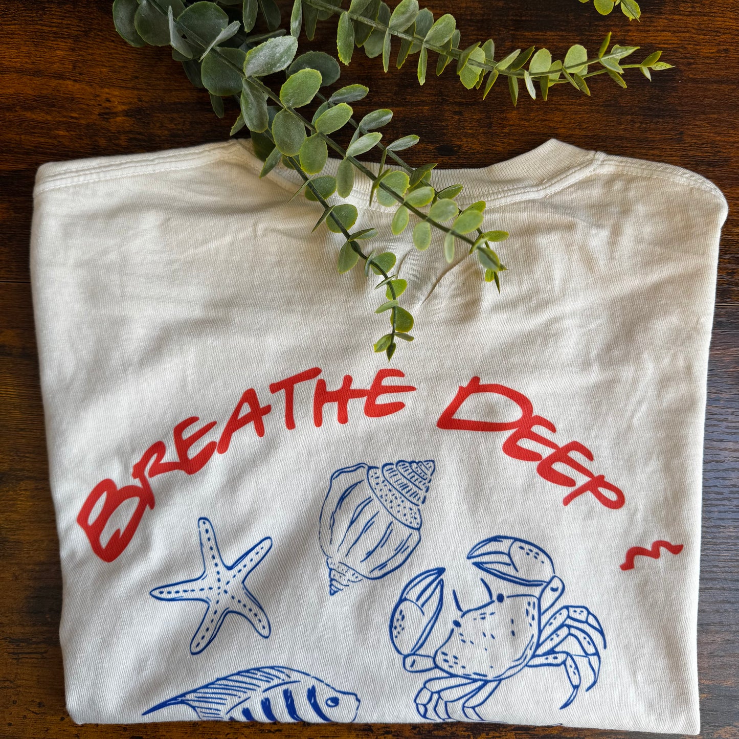 Breathe Deep & Ride The Tide | Comfort Colors T-Shirt
