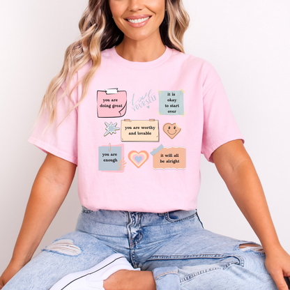 Note To Self Graphic Tee, Women's T-Shirt