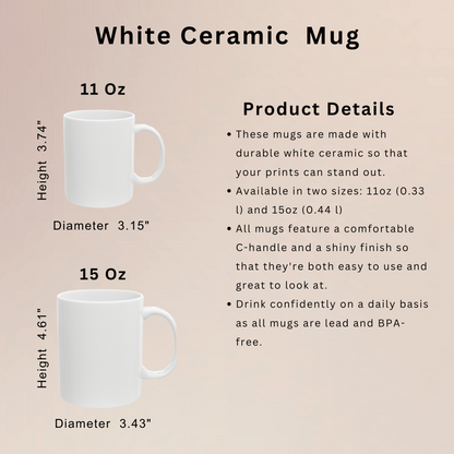 Retro Ceramic Mug( 11oz, 15oz)