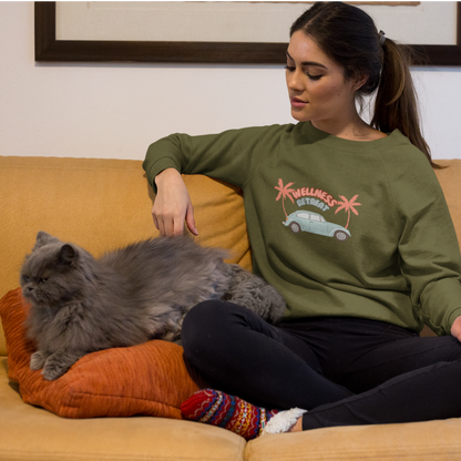 Wellness Retreat Vintage Car Sweatshirt