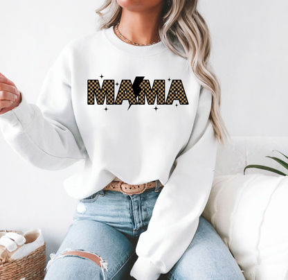 Checkered Mama Crewneck